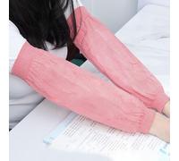 Manchons de bras pour soudage - Protection du chantier - Tissu tricoté respirant avec matériau résistant à l'huile - Convient pour une utilisation en été - Manchette flexible - 1 pièce (rouge)