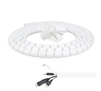 Manchons de câble métallique - Tube de Protection pour métier à, Housse de Cordon de sécurité | Organisateur résistant aux Animaux domestiques pour, pour la Maison, Le Bureau, l'électro