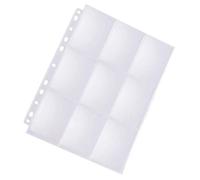 Manchons de cartes de négoce Transparent Étanche Album de pochettes de carte de jeu Classeur de cartes de trading Espace de rangement Pages de l'album (540 pochettes)