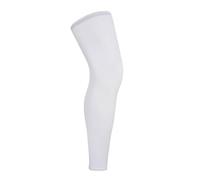 Manchons de compression pour jambe complète Genouillère de soutien Super élastique for basket-ball, 1 pièce, attelle for jambe Football, mollet, cuisse, manchon Compression, sécurité sportive(White,M)
