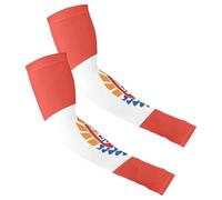 Manchons de compression rafraîchissants anti-humidité pour homme et femme pour un usage quotidien, extensibles pour la plupart des bras, drapeau de la Polynésie française (variante)