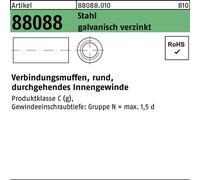 Manchons de connexion,rond 88088 M 6x30x10 pcs, vz 880880100060030 (100 pièces)