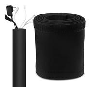 Manchons de cordon pour cordons - Gaine de câbles | Accessoires de rangement de cordons électriques | Enveloppe de câble en néoprène noir pour moteur à la traîne pour bateau, SUV, camion, voiture