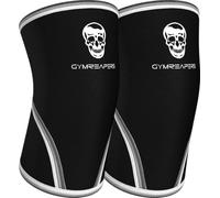 Manchons de coude (1 paire) avec bandes de poignets - Soutien et compression pour dynamophilie, haltérophilie, banc et tendinites - 5 mm - Pour homme et femme - Garantie 1 an (taille XL)