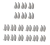 Manchons de doigts en fibre de carbone à 18 broches pour écran de contact de jeux mobiles PUBG Manchons de doigts blancs (36 pièces)