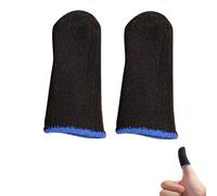 Manchons de doigts - Manchon de pouce en fibre de carbone, absorbant la transpiration, respirants et sensibles, pour appareils électroniques à écran tactile | Couvre-doigts - Gamers mobiles