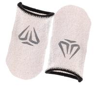 Manchons de Doigts pour Jeux Vidéo S04, Polyester et Fer, Respirants | Protection Antitranspiration, Usage Mobile, Lot Double, Finition Argentée
