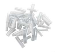 Manchons de greffage en silicone pour la propagation des arbres fruitiers pour un soutien rapide de guérison - Tubes élastiques à paroi fine - Transparents - Tailles assorties - Résistants aux