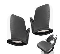 Manchons de guidon de moto - Cuir PU, 11,42x7,48x1,97 pouces, Manchons de guidon imperméables et coupe-vent | Mitaines de vélo de protection triple couche, protège-mains pour les déplacements domicile