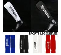 Manchons de jambe de football de haute qualité, d'excellente qualité ! Très confortables à porter, bon effet anti-dérapant, essentiels pour les sports ! bleu,Blanc,rouge,noirPolyester