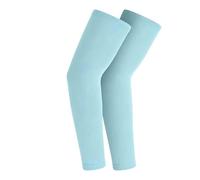 Manchons De Jambe Enfant Anti UV Matière Fraîche Bande Anti Glisse Protection Solaire pour Cyclisme Randonnée Sport Et Sorties Estivales Extérieures