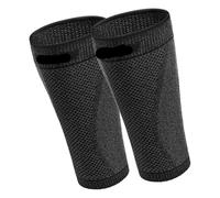 Manchons De Jambe Manchon de compression for mollet, unisexe, for soulager les périostites tibiales, idéal for la course, randonnée et le sport Pour Les Jambes(2PCS Black,M)