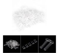 Manchons De Monture Sans Monture, 3 Types 100Pcs NoUVeaux Outils De Manchons De Compression En Plastique(1,6 Lunettes Antidérapantes Pour Accessoires De Lunettes * 0,8 * 0,7)