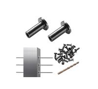 Manchons de Protection Acier Inox T316 Avec Foret Pour Câble Métallique 1/8" 101PCS