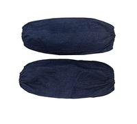 Manchons de protection des bras, manchons de sécurité durables, manchons en denim anti-abrasion pour jardinage, entrepôt, travail en usine, 1 paire, noir foncé