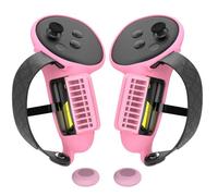 Manchons de protection en silicone pour manettes Quest3S contre les dommages et améliore la prise en main pour le divertissement à domicile