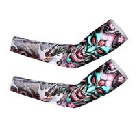 Manchons de protection solaire - Dissipation de la chaleur - Comprend koi, dragon, tigre, bête mythique, couverture de compression en soie glacée, C : Œil du mauvais , Refer to description
