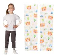 Manchons de protection solaire, housses de bras rafraîchissantes, respirantes, protection UV UPF 50+, nylon élasthanne, imprimé animal de dessin animé, idéales pour le basket-ball, le cyclisme, la