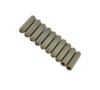 Manchons de rangement pour plate-forme de carpe pour connexions de liens d ' hameçon, couvercles de tubes en forme de capuchon, paquet de 10 pièces pour la préparation quotidienne du matériel, manchon