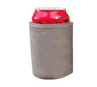 Manchons de refroidisseur de canette - Housse de bouteille de bière - En cuir synthétique - Housse d'isolation thermique avec poignée antidérapante - Porte-gobelet réutilisable pour hayons de hayon