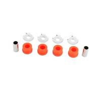 Manchons de rehausseur de guidon de moto 56157-85T - Pièces de rechange en caoutchouc pour absorption des chocs - Pour modèles FXR XL (3,1 x 4 cm) - Orange argenté