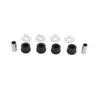 Manchons de rehausseur de guidon de moto 56157-85T - Pièces de rechange en caoutchouc pour absorption des chocs - Pour modèles FXR XL (3,1 x 4 cm) - Noir argenté