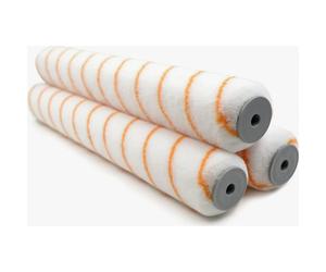 Manchons de rouleau à peinture de 45,7 cm, grands manchons en polyester pour plafonds, murs, sols et terrasses, lot de 3