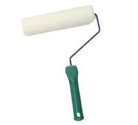 Manchons de rouleau anti-chute polyvalents de 9 pouces avec poignée ergonomique pour outil de peinture de finition coquille d ' œuf sans couture Rouleau en microfibre haute densité pour peinture