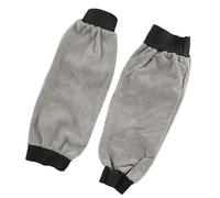 Manchons de soudage électrique en cuir synthétique - Fournitures de protection pour soudage industriel avec manchette élastique - Fournitures industrielles