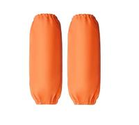Manchons de soudure Manchons de protection thermique for bras soudage avec crochet et design, en tissu ignifugé résistant à la chaleur(Orange)