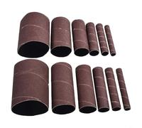 Manchons de tambour de ponçage de 10,2 cm pour ponceuse à broche oscillante, kit de bandes de polissage abrasives en alumine avec grain 80 et 120 assortiment mixte pour bois, métal, plastique