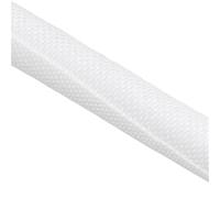 Manchons de tuyau câble tressé 1M, gaine Flexible industrielle à fermeture automatique, PET 3 60mm, tressée en fil for Pipeline(White,16mm)
