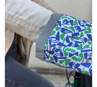 Manchons de vélo Léon pour guidon droit Suzon et Suzette ( geometrique reflechissant / Unique )