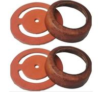 Manchons en cuir pour pompe à bras - Joints de pompe - Pièces de rechange - Manchon de piston pour jardin - Fontaine - Marron - Cuir de vachette