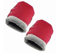 Manchons et gants chauffants en polaire pour landau, imperméable, coupe-vent, anti-gel, universels pour landau/poussette