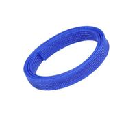Manchons pour Câbles Gaine tressée isolée de Couleur Pure, 5 m/lot, Fil Pet serré, Manchon câble Extensible, Tube en Maille Nylon Ignifuge(Color6,12mm)