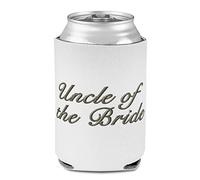 Manchons pour canettes de boisson glacière Uncle of The Bride Typhographie Plongée Mousse Party Beer Cover