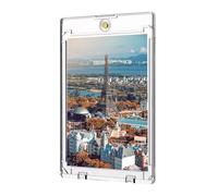 Manchons rigides pour cartes - Porte-cartes magnétique, étuis de protection UV pour carte à collectionner | Étuis magnétiques transparents pour carte de sport, accessoires pour le stockage, la présent