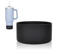 Manchons Silicone Pulvérisateur Verre, Base Protection Bouteilles Deau, Manchon Tasse Silicone pour Les Bouteilles Deau de 40oz, Base Antidérapante, Manchons Tasse Voyage Diamètre 9cm, 3,56 Pulgadas