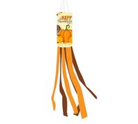 Manchot À Vent Automnal | Décoration De Thanksgiving pour Extérieur | Décoration de Récolte Festive Style Ferme pour Jardin Porte Fenêtre Balcon Terrasse Fête