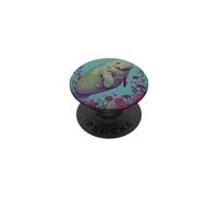 Manchot dans Un Jardin sous-Marin enchanteur PopSockets PopGrip Adhésif