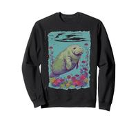 Manchot dans Un Jardin sous-Marin enchanteur Sweatshirt