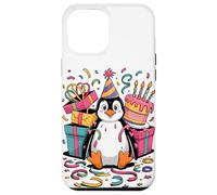 Manchot Gâteaux Confettis Anniversaire Fête Manchots Coque pour iPhone 12 Pro Max