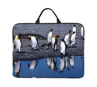 Manchot,Housse pour Ordinateur Portable 14 Pouces, Sacoche pour Ordinateur Portable, Mallette avec poignée