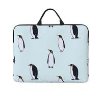 Manchot,Housse pour Ordinateur Portable 14 Pouces, Sacoche pour Ordinateur Portable, Mallette avec poignée