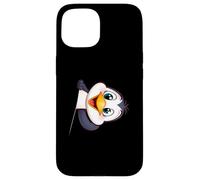 Manchot Mignon Qui se penche Illustration Animale Cartoon Coque pour iPhone 15