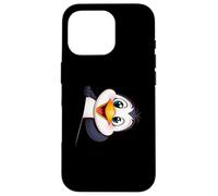 Manchot Mignon Qui se penche Illustration Animale Cartoon Coque pour iPhone 16 Pro