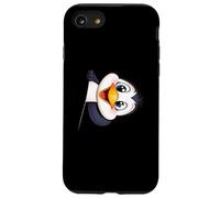 Manchot Mignon Qui se penche Illustration Animale Cartoon Coque pour iPhone SE (2020) / 7/8