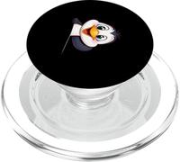Manchot Mignon Qui se penche Illustration Animale Cartoon PopSockets PopGrip pour MagSafe