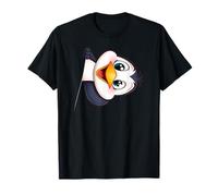 Manchot Mignon Qui se penche Illustration Animale Cartoon T-Shirt